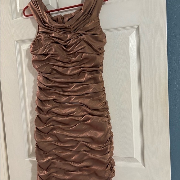Cache Bronze Bodycon Dress size 6